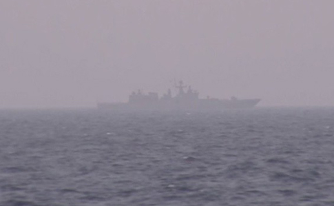 Російський ракетний фрегат рухається в Азовське море