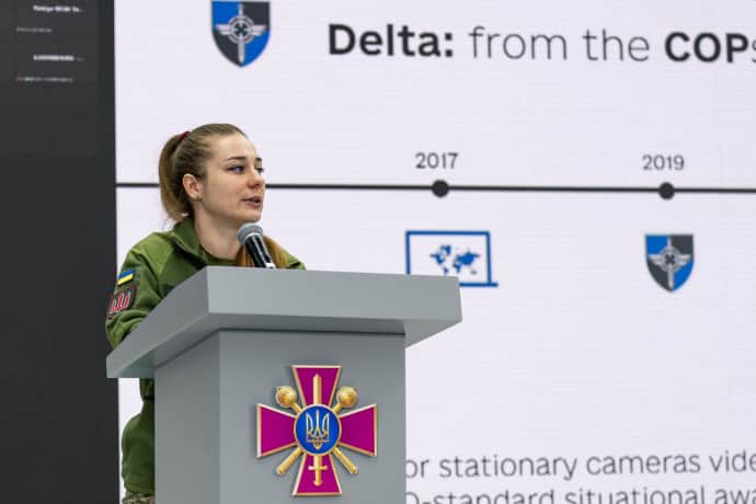 Разработчик системы DELTA Елизавета Бойко выступила на встрече представителей IT-коалиции
