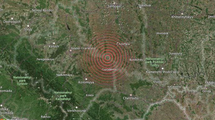 На Тернопольщине произошло землетрясение с силой 4,3 балла