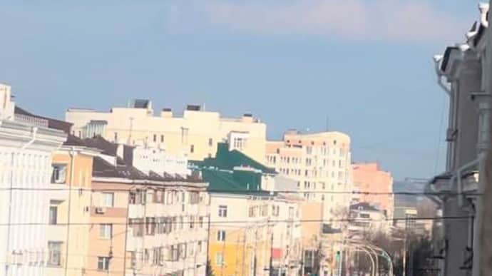 В РФ заявили про дрон, який врізався в будівлю МВС у Бєлгороді 