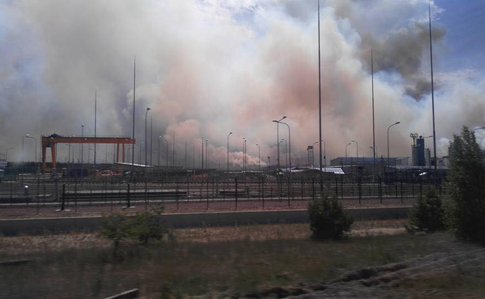 В Чернобыльской зоне вспыхнул лесной пожар