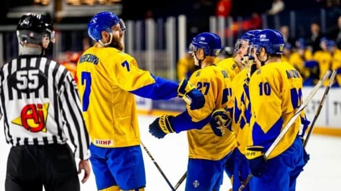 Ukraine's national hockey team defeats Spain at World Championship Division 1B