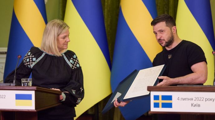 Прем’єрка Швеції привезла в Київ лист про визнання Запорозької Січі як держави