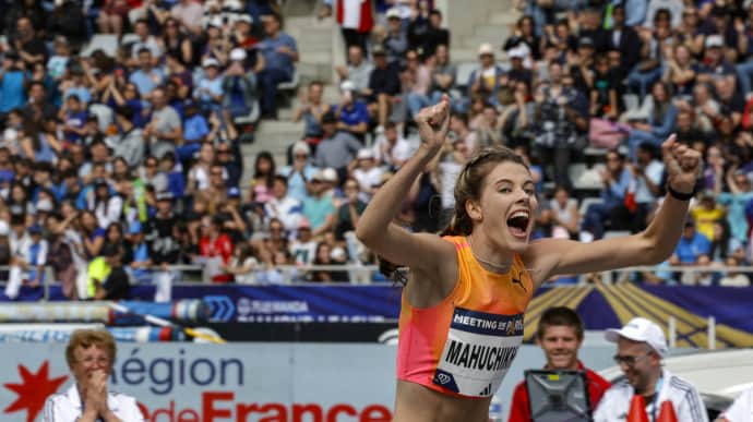 Ukrainian Yaroslava Mahuchikh shares her feelings after breaking world record in high jumping