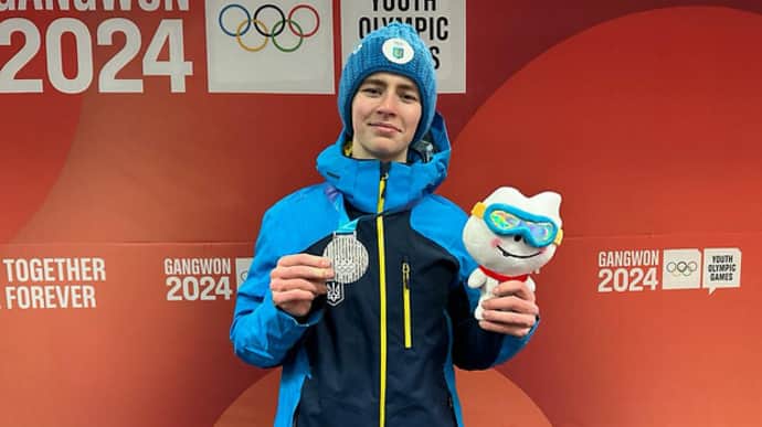 16-летний украинский скелетонист завоевал серебро на Юношеской Олимпиаде