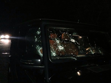 Машина Анісімова після обстрілу. Фото Запоріжжя. Коментарі