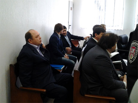 Гайдук на заседании суда. Фото Татьяны Николаенко, УП