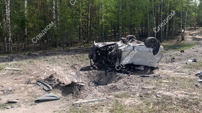 В России взорвали машину с украинофобом Прилепиным