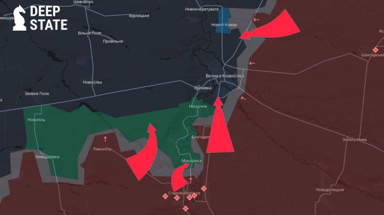Situation around Velyka Novosilka in Donetsk Oblast continues to escalate – DeepState analysts