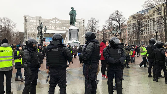В Москве задержали десятки людей еще до начала акции