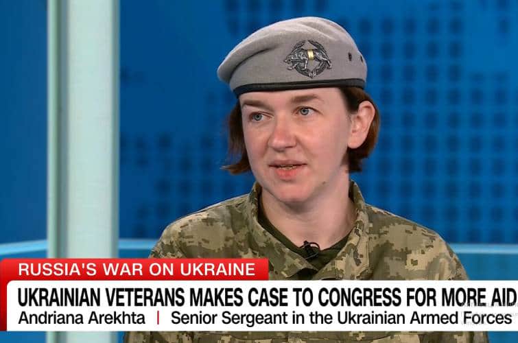 Women's Veterans Movement Leader explains why military aid for Ukraine matters
