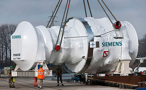 Siemens поставить Росії ще три турбіни