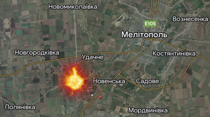 Explosion near railway in Melitopol – mayor