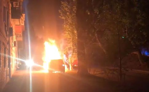 В Киеве сожгли машину главреда телеканала