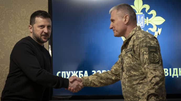 Зеленський пояснив, для чого Службу зовнішньої розвідки очолив бойовий генерал