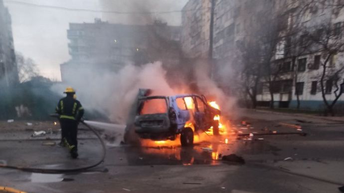 В Мелитополе взорвали автомобиль коллаборанта Ткача – он погиб