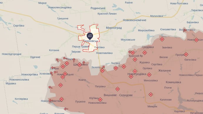 Сили оборони: Ворог намагається обійти й оточити Покровськ