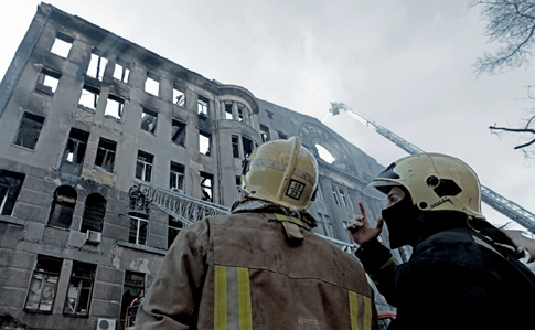Одесса: Число жертв в результате пожара в колледже возросло до 7 человек