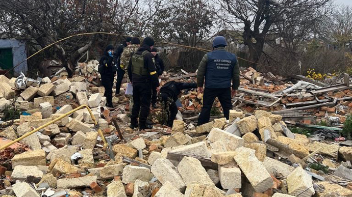Seven people shot and their house blown up: Prosecutor's Office investigates crime committed by Russians in Kherson Oblast