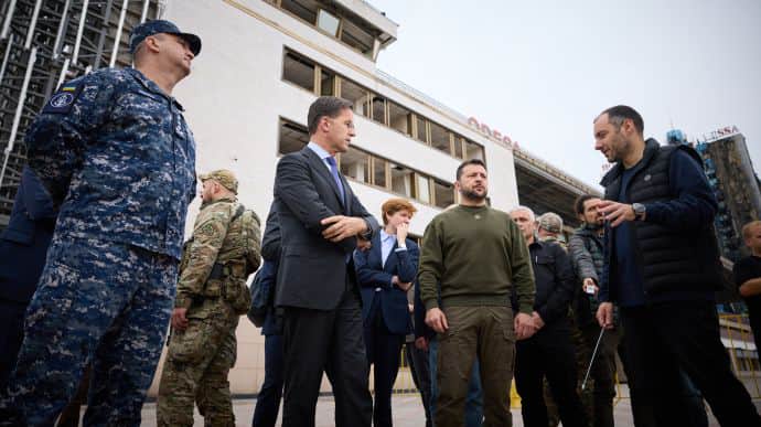 В Одессу неожиданно приехал премьер Нидерландов: пообещал ракеты для Patriot и катера
