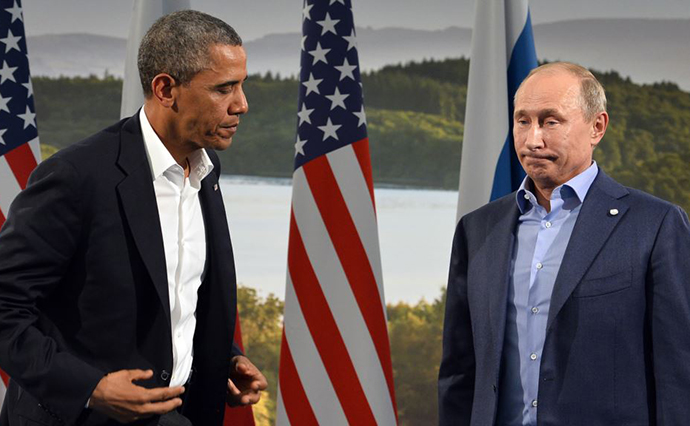 Обама нагадав Путіну про необхідність припинення вогню на Донбасі