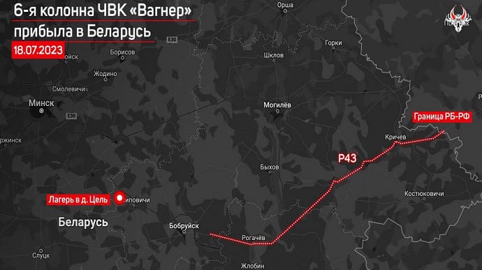 В Беларусь прибыла 6-я колонна вагнеровцев, насчитывает до 120 машин – Гаюн