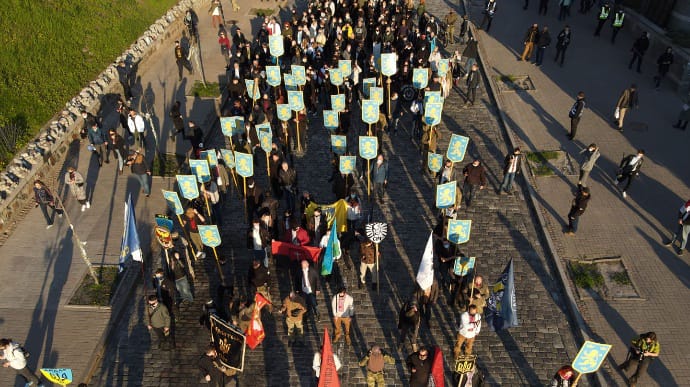 У Слузі народу” розкритикували марш націоналістів в Києві