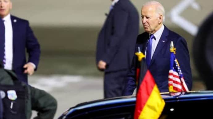 Biden arrives on visit to Germany