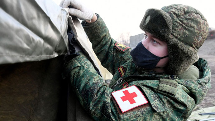 Russians build modular hospitals in Luhansk Oblast due to large number of wounded 