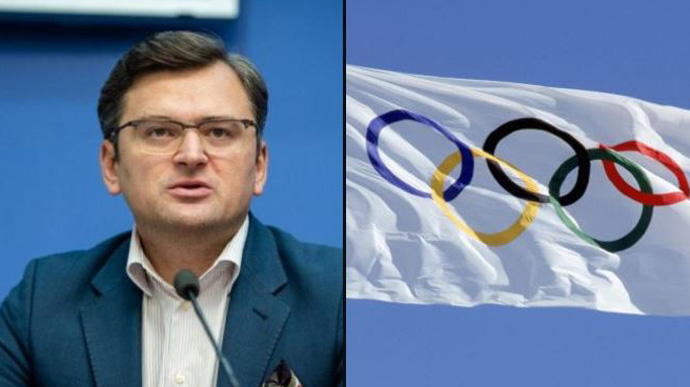 Ukraine's Foreign Minister calls on IOC to stop using white flags to conceal Russian war crimes