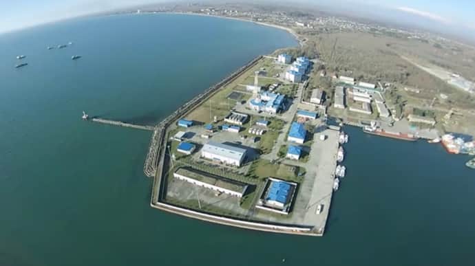 Construction of Russian military port in occupied Abkhazia almost complete – video