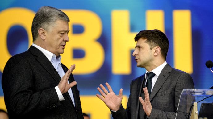 Зеленський і Порошенко скоротили розрив у президентському рейтингу