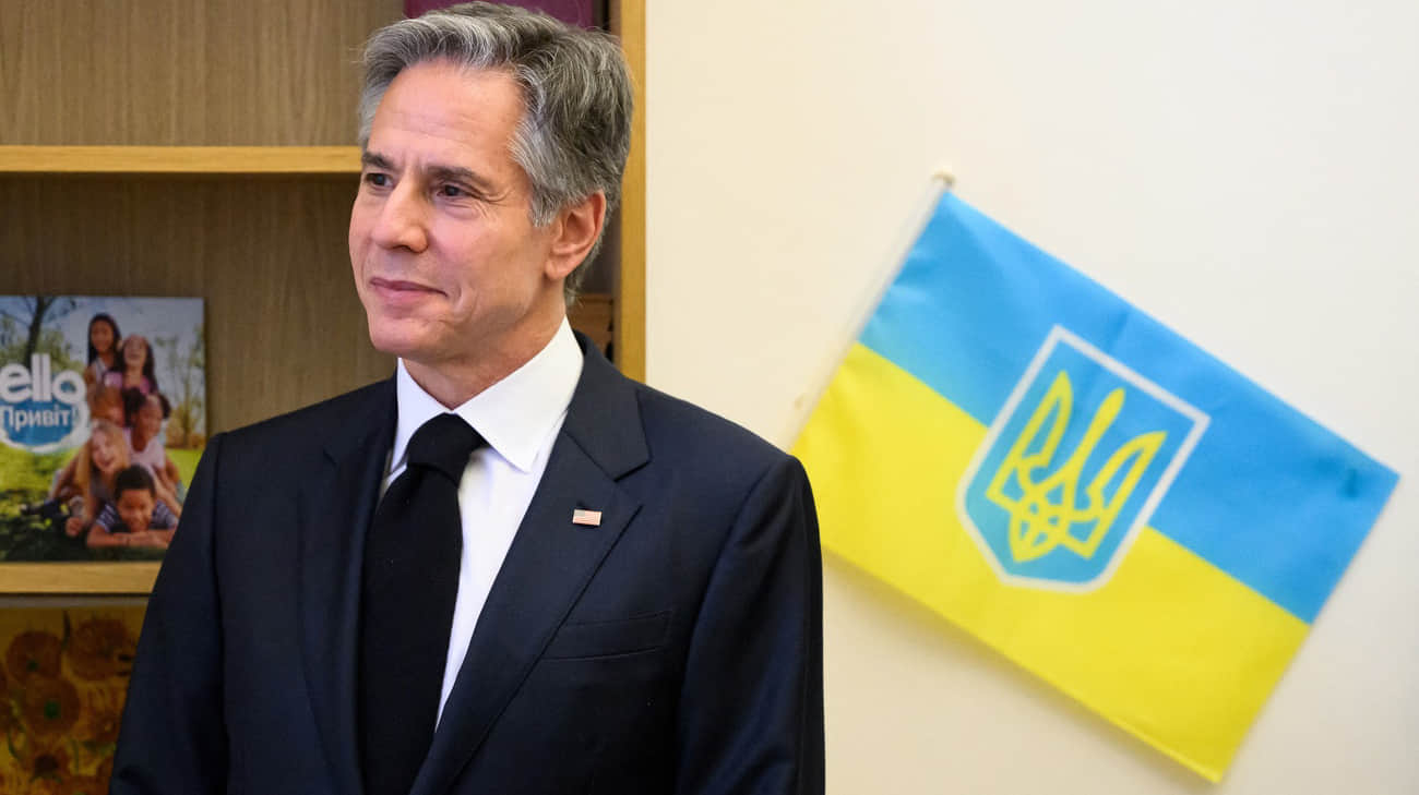 US state secretary vows Ukraine will receive US$50bn from EU and US in coming weeks