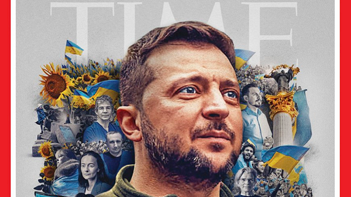 Зеленский и дух Украины стали символом года по версии Time 