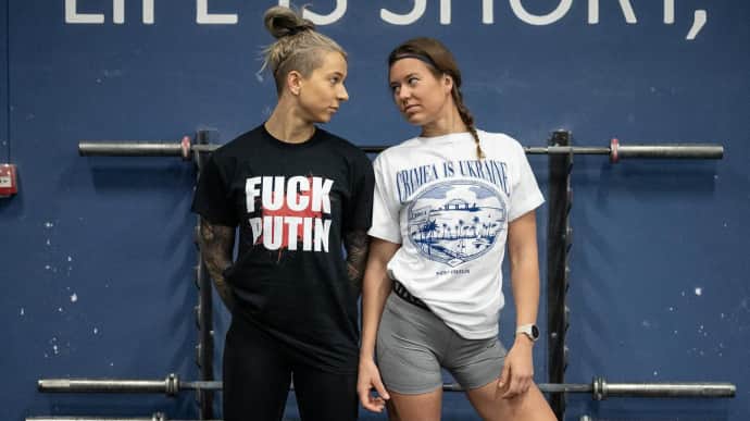 Lithuanian athlete punished for anti-Russian T-shirt tells Putin to go to hell