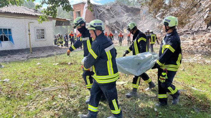 Shahed drone destroys school in Sumy Oblast, killing four employees