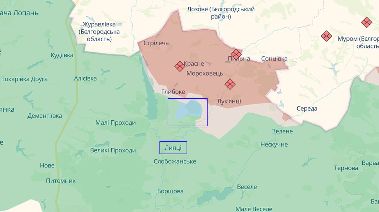 Defense forces resumed positions near Lipts in Kharkiv: released more than 200 hectares