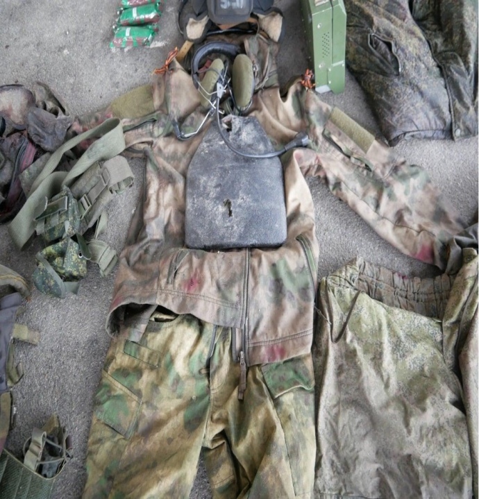 Картонные бронежилеты, носящиеся военнослужащими оккупационных сил РФ в Украине
