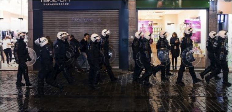 Погроми в Брюсселі: затримали близько 100 осіб