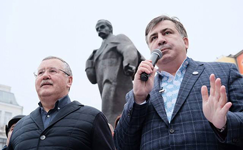 Партии Гриценко, Саакашвили и Тимошенко обещают наказать тех, кто снес палатки