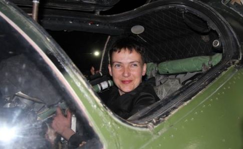 Савченко вночі побувала в зоні АТО