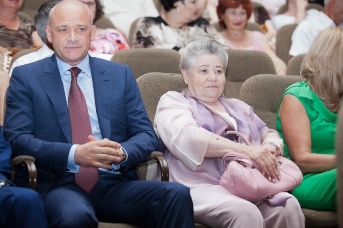 Геннадий Труханов с матерью Марией
