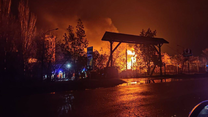 Melitopol church used as Russian hideout is on fire