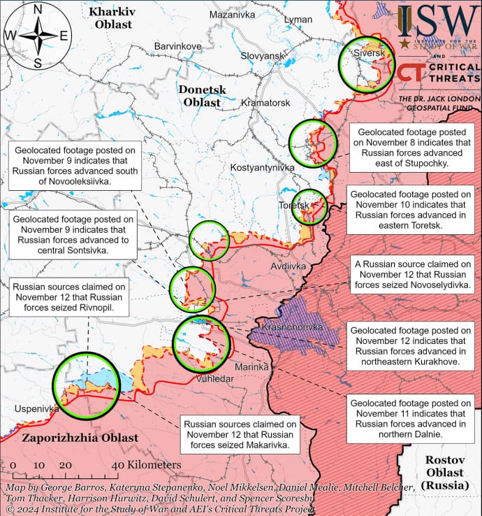 карта ISW