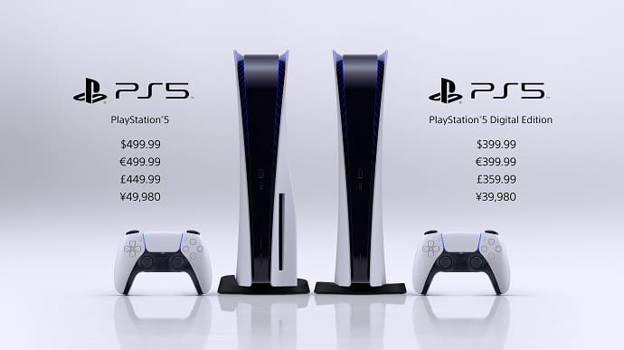 Sony повідомила ціну і дату старту продажів PlayStation 5