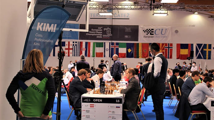Мужская сборная Украины по шахматам выиграла чемпионат Европы