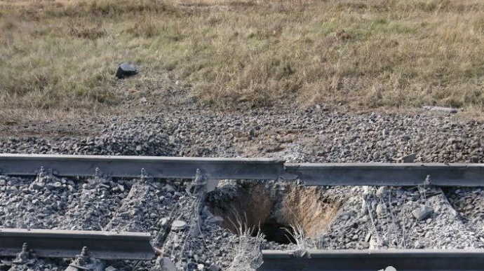 Partisans blow up railway line in Russian-occupied Melitopol