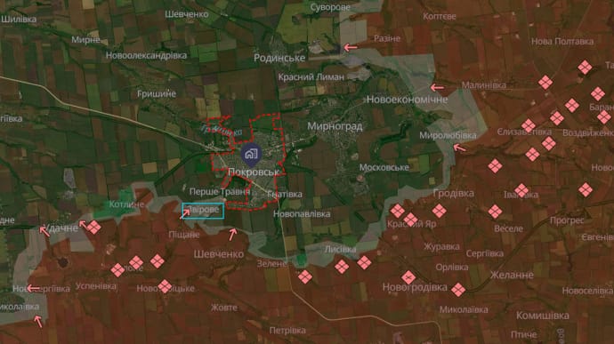 Росіяни проникли у Покровськ – джерела УП