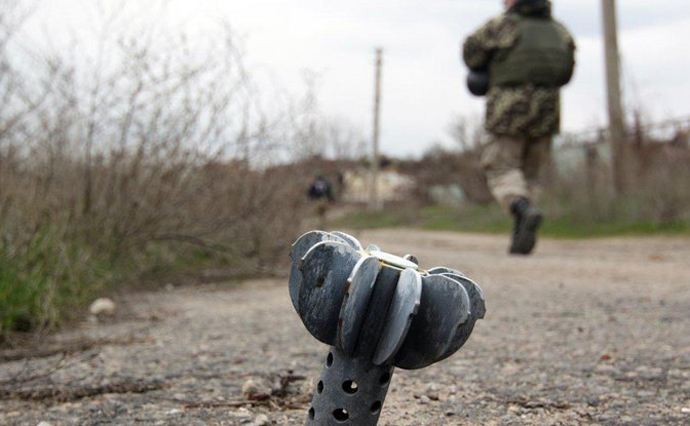 ОБСЕ: Боевики проводят учения и держат оружие там, где это запрещено