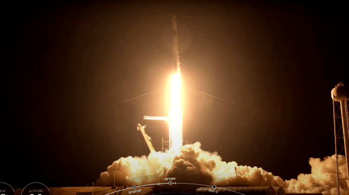 Почався перший туристичний космічний політ SpaceX